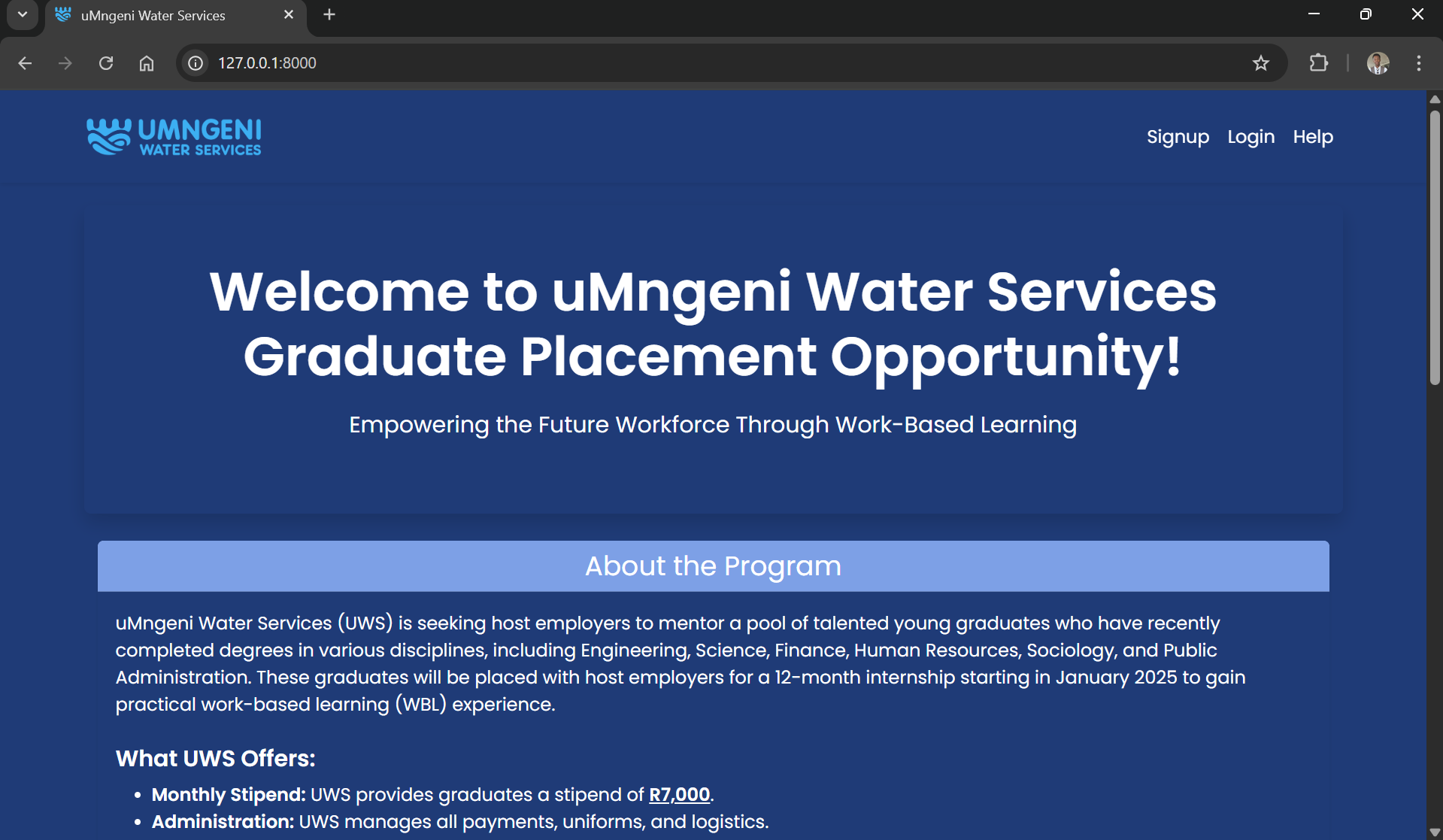 Graduates Placement System